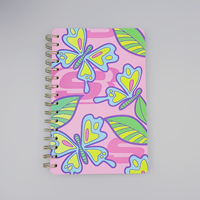 Carnet à spirale A4 A5 A6 ligné, pliable à 360 degrés, pages détachables, reliure durable, pour l'école, le bureau, les voyages