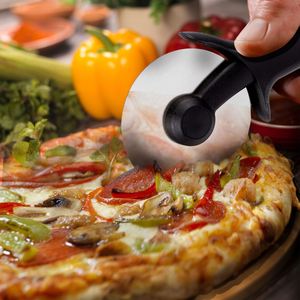 New 2-In-1 Stainless Steel Pizza Cutter Roller, a Kitchen <b>Baking</b> Tool. - Product Image 4