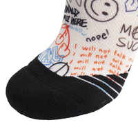 Chaussettes de sport tricotées à col ras du cou, antidérapantes, imprimées par sublimation, personnalisables avec logo, pour le golf et la randonnée, collection automne, haute qualité, vente en gros