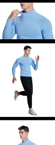 T-shirt de compression à manches longues pour homme, grande taille, imprimé, confortable, décontracté, athlétique, séchage rapide, coupe régulière, pour l'entraînement et comme sous-vêtement de <span class=keywords><strong>base</strong></span> - Product Image 6