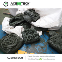 Mesin Penghancur Pipa Plastik PVC/PE/PPR Satu Poros Produktivitas Tinggi dengan Gearbox Engine Kontrol PLC Merek Aceretech MS1200