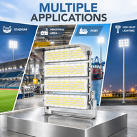 Projecteur LED modulaire fiable IP67 IK08 1000W 1200W pour l'éclairage des stades, des mât d'éclairage, des tunnels et des zones industrielles