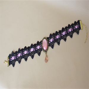 Accesorios para Tienda de Mascotas, <span class=keywords><strong>Collar</strong></span> de Encaje Negro para Perro, <span class=keywords><strong>Collar</strong></span> Ajustable para Gato, Joyería Linda, <span class=keywords><strong>Collar</strong></span> para Mascotas - Product Image 4