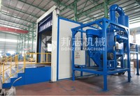 Cabine de sablage automatique avec recyclage des abrasifs