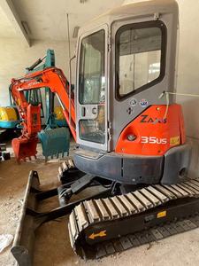 Excavatrice Hitachi ZX35US d'origine japonaise, 3,5 tonnes, moteur Yanmar, zéro recul de queue, pompe à engrenages, roulement, modèle 2022 à vendre - Product Image 3