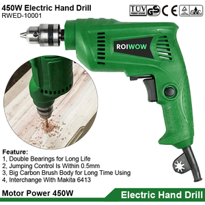 Perceuse électrique à fil de 10 mm de haute qualité OEM personnalisée, mini perceuse électrique portable professionnelle de 450 W pour le bricolage à domicile - Product Image 4