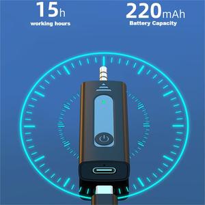 무선 마이크 라발리에 라펠 마이크 Sldr 블루투스 스피커 카메라 무선 라펠 2 in 1 마이크로 3.5MM 2.4ghz 마이크 - Product Image 5