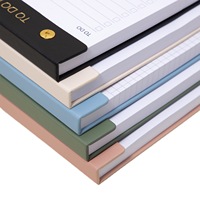 Bloc-notes pratique pour petites entreprises LOGO personnalisable couverture en cuir cadeau d'exposition bloc-notes rechargeable