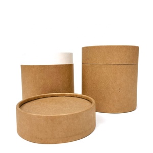 บรรจุภัณฑ์กล่องกระดาษทรงกระบอกแบบรีไซเคิลได้สำหรับชาผสมแบบเป็นมิตรต่อสิ่งแวดล้อม บรรจุภัณฑ์กระดาษคราฟท์สำหรับชาและกาแฟแบบบรรจุหลวม - Product Image 4