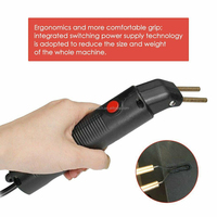 Kit de soudage plastique avec torche de soudage plaquée cuivre, AC 50/60Hz 110-230V 70-100W, 205 attaches, prise, interrupteur simple, usage général