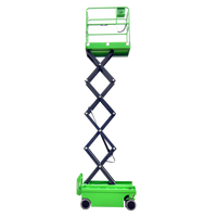 Plateforme de travail en hauteur compacte UNW, mini-ciseaux hydrauliques, direction électrique, auto-propulsée, pour espaces étroits, CE