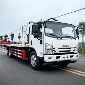 Camión de Remolque de Plataforma Plana Isuzu 700P 4x2, Grúa de 3 Toneladas con Plataforma Deslizante, Camión de Recuperación con Plataforma Deslizante de 5 Toneladas - Product Image 3