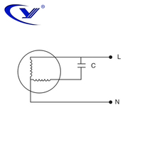 Condensateur de démarrage de moteur AC CBB61 0,7uF 450VAC P0 pour condensateur à film auto-réparateur VDE pour pompe submersible, circuit imprimé de levage