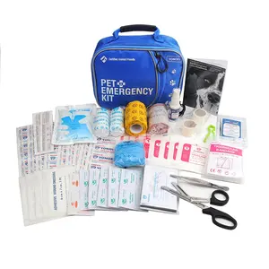 Portable Custom OEM ODM Emergency First Aid Bag Medical Supplies Pet First Aid Kit For Outdoor Travel