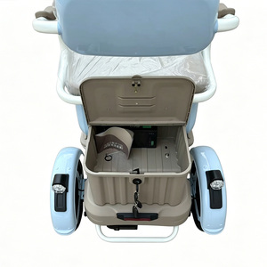 Tricycle électrique 48V 800W 20AH à plateau ouvert <span class=keywords><strong>pour</strong></span> adultes, personnes âgées et handicapées – Vélo à trois roues sans obstacle <span class=keywords><strong>pour</strong></span> adultes - Product Image 4
