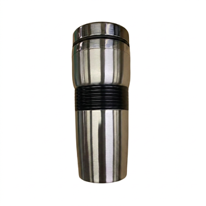 Stainless Steel Tumbler Double Wall Vacuum Insulated Travel <b>Mug</b> With Lid Minimalist Design - Product Image 1