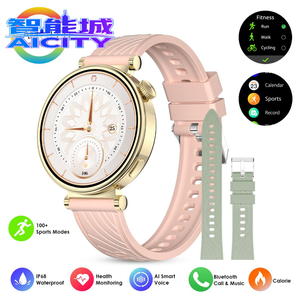 <span class=keywords><strong>Montre</strong></span> <span class=keywords><strong>connectée</strong></span> avec suivi de la fréquence cardiaque 24h/24 et 7j/7, tension artérielle, suivi du sommeil, AM23 AMOLED 1,32 pouce, suivi d'activité 120+ pour femmes - Product Image 2
