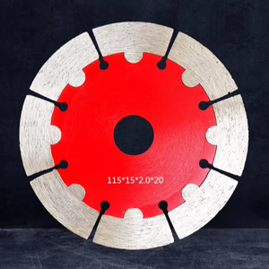 Lame diamantée industrielle pour découpeuses à disque - Bord segmenté, OEM disponible, garantie 3 ans pour la découpe de maçonnerie et de béton armé - Product Image 1