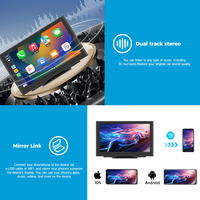 Maustor 7 pouces Portable Carplay écran pour voiture Apple Carplay Android Auto universel autoradio GPS Navigation avec BT WIFI FM