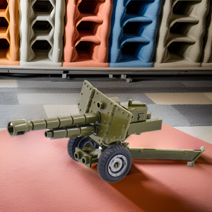 Pháo Howitzer quân sự WW2 xe tăng súng máy xây dựng khối quân đội Đồ chơi vũ khí gạch xây dựng đồ chơi bé trai Quà Tặng - Product Image 6