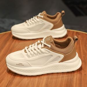 Mesh <b>Lace</b>-Up Sporty Sneakers Round Toe Breathable White <b>Green</b> All Seasons Rubber Outsole EVA Midsole - Product Image 6