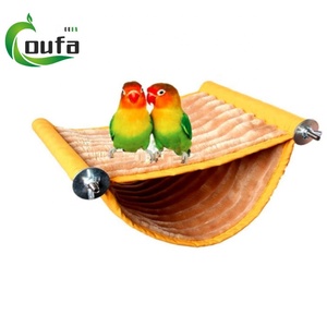 Nouveau hamac pour oiseaux en flanelle de haute qualité, double couche, pour l'hiver, vente en gros, <span class=keywords><strong>lit</strong></span> pour perroquet - Product Image 1