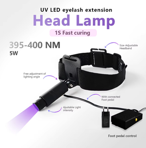 Lámpara UV para Pestañas, Sistema de Luz UV para Pestañas, Pegamento UV de Curado Rápido en 1s, Pedal, Herramienta para Pestañas, GZ RTS, Pedido Mixto al por Mayor - Product Image 2