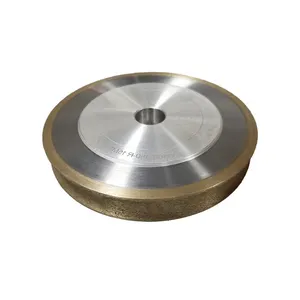 Customized Product Glass Polishing Disc Glass Diamond Wheel 120 Metal Bond Round Edge PE Diamond Grinding Wheel Polishing Disc