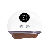 Portable Électrique Vibrant Bian Pierre Gua Sha Masseur LED Thérapie Par La Lumière Cou Relax Guasha Outil Lifting Du Visage Masseur Facial