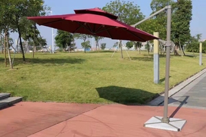 Barato 3M Cantilever Parasol Poste <span class=keywords><strong>lateral</strong></span> Natación Patio Personalización Paraguas al aire libre Paraguas de jardín de gran tamaño - Product Image 4