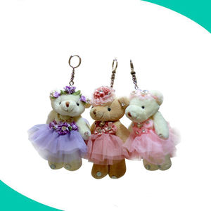 <span class=keywords><strong>Orsacchiotto</strong></span> Mini <span class=keywords><strong>da</strong></span> 4 Pollici con <span class=keywords><strong>Vestito</strong></span> Floreale Colorato Personalizzato, Vendita all'Ingrosso dalla Fabbrica Cinese - Product Image 4