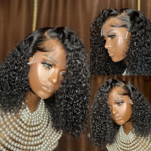 Cheveux humains vietnamiens naturels bruts, perruque frontale complète en dentelle HD Perruques de cheveux humains vierges 100% à cuticule alignée pour femmes noires - Product Image 5