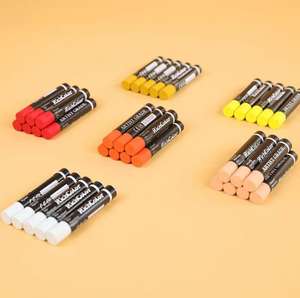 Pastels à l'huile doux de qualité artistique non toxiques, couleurs assorties, pour la peinture et le dessin des enfants - Product Image 2