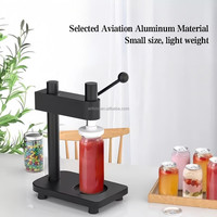 Scelleuse manuelle compacte pour canettes de soda, bière et jus, avec emballages en métal, plastique et verre – Vente directe usine Chine