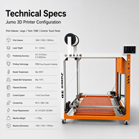 Imprimante 3D grand format industrielle JUMO PRO 3D à buse unique, haut débit, pour maquettes architecturales