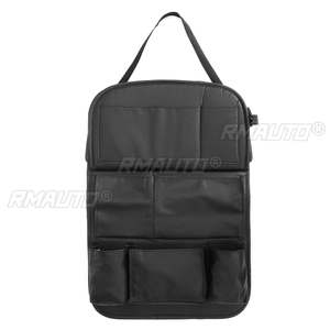 Organisateur de siège arrière de voiture pliable, support pour tablette, poche de rangement, housse de protection multifonctionnelle pour siège de voiture, pour les voyages et les enfants - Product Image 3