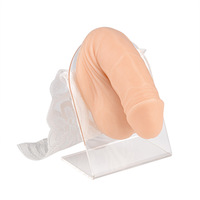 Simulador de Perforación de Pene Masculino de Silicona Suave, Modelo de Entrenamiento Médico con Certificación ISO13485, 11.5x8.5x7.5cm, Perforación Genital