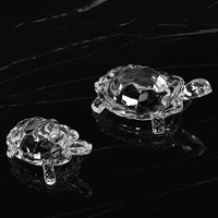 Figurines de tortues en verre de haute qualité, modèle personnalisé, tortues en cristal, artisanat, décoration d'intérieur, cadeaux