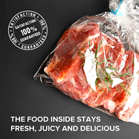 Sacs de cuisson jetables grande taille pour dinde, poulet, viande, jambon et fruits de mer, avec logo personnalisé