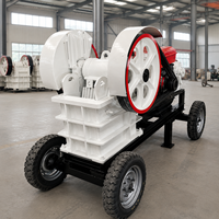 Petite machine de concassage à mâchoires pour le béton, la roche, la pierre, destinée aux mines, aux carrières et aux déchets de construction