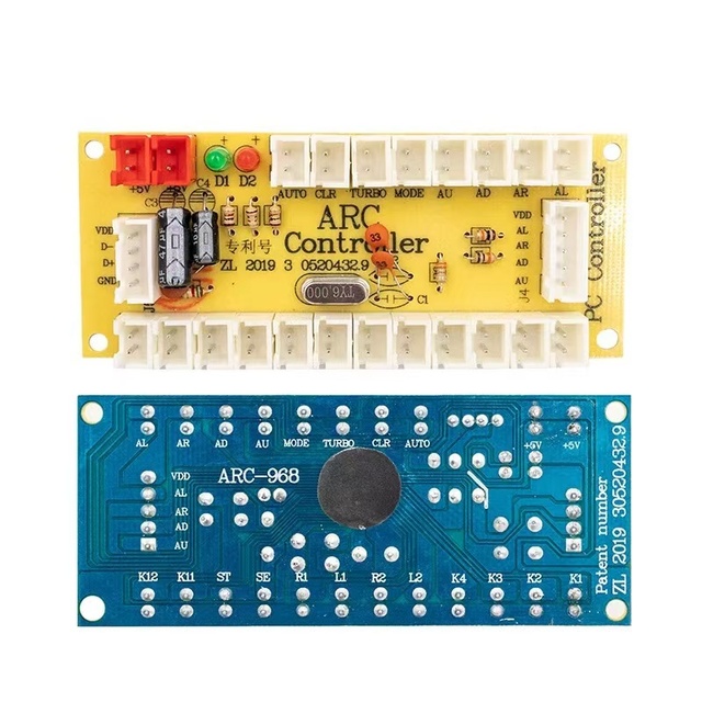 Raspberry Pi Compatible Arcade Joystick Gamepad Remote Controller for PC System-RPI Model