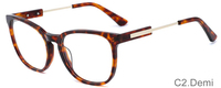 Monture optique ronde colorée en acétate pour femme, prête à l'emploi, fabriquée à Wenzhou, pour usage quotidien