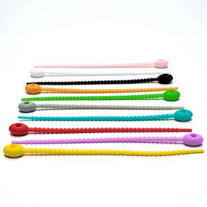 Silicone Party Gift Buckle <b>Rope</b>, Multi-color Soft Silicone Keychain Ring, Keychain Pendant DIY Accessories - Product Image 3