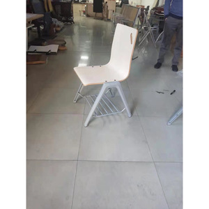 Silla Escolar Henmei HM-593, Silla de Oficina y Aula de Madera Maciza, Color Madera Natural - Product Image 3