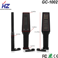 Détecteur de métaux portable de haute sensibilité pour la sécurité GC1002