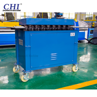Machine de formage de serrures électriques pour tuyaux CVC et tôles, formage de serrures Pittsburgh avec moteur 1,5 kW