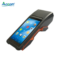 POS-Q7/Q8 OCOM 5,5 pouces, terminal de point de vente portable ultra-fin avec imprimante thermique haute vitesse 58 mm pour supermarché