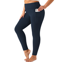 Leggings de yoga 2025 en polyester élasthanne couleur unie, brossés double face, coupe ajustée, taille haute, extensibles dans les quatre sens