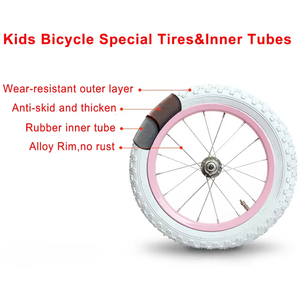 Trẻ Em Xe Đạp Bên Ngoài Lốp + Bên Trong Ống 12X2.125 Trắng Dày Bền Lốp Xe Đạp Bìa Trẻ Em Đường Xe Đạp Lốp Xe Đạp Xe Đạp Phụ Tùng - Product Image 4
