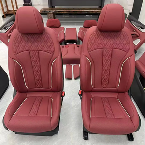 Set Completo di Coprisedili Personalizzati in Pelle Nappa di Lusso Adatti per <span class=keywords><strong>BMW</strong></span> <span class=keywords><strong>Serie</strong></span> 3, <span class=keywords><strong>Serie</strong></span> 7, X1, X2, X3, <span class=keywords><strong>Serie</strong></span> <span class=keywords><strong>1</strong></span> - Product Image 1